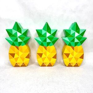SUGARFINA Empty Pineapple Boxes - Set of 3